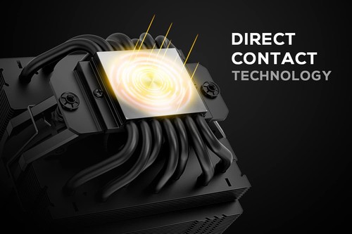 7 Heat Pipes Air CPU Cooler - 135mm Height, Low Noise & High Airflow Solution - Picture 4 of 14