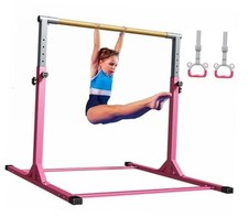 Gymnastic Kip Bar for Kids Training Horizontal Bars for Home Ages 3-15