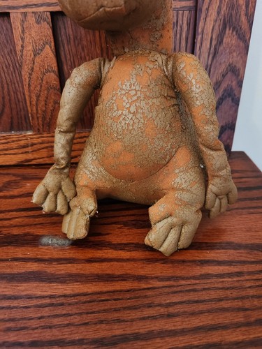 Oldtimer Kamar E.T. 1982 Puppe 9 Zoll Pleather Universal City Studio Plüsch! Abplatzung - Bild 3 von 4