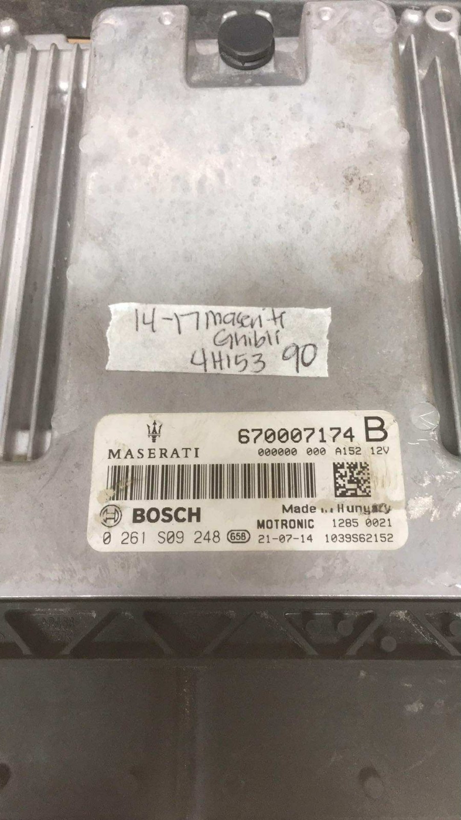 670007174B Maserati Ghibli ecu computer 2014-2017