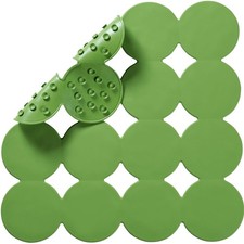 Square Shower Mat Nonslip - Rubber Bathtub Mat with Suction Cups for Inside S...