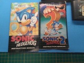 Sega Genesis System 1 W/ 6 Games  All Hookups