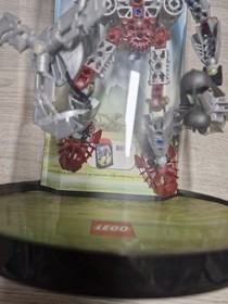 LEGO Bionicle Tahu Mistika Retail Display Case original wall mount with hanger