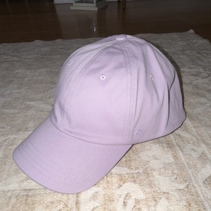 lululemon Purple L/XL Adjustable Baseball Cap Twill Polyester Logo Buckle