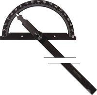 Winkelmesser Gradbogen-Ø 80 Mm SchenkelläNge 120 Mm Tecwerk