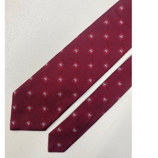 Men Brooks Brothers USA Italian Fabric Golden Fleece graphic silk neck tie