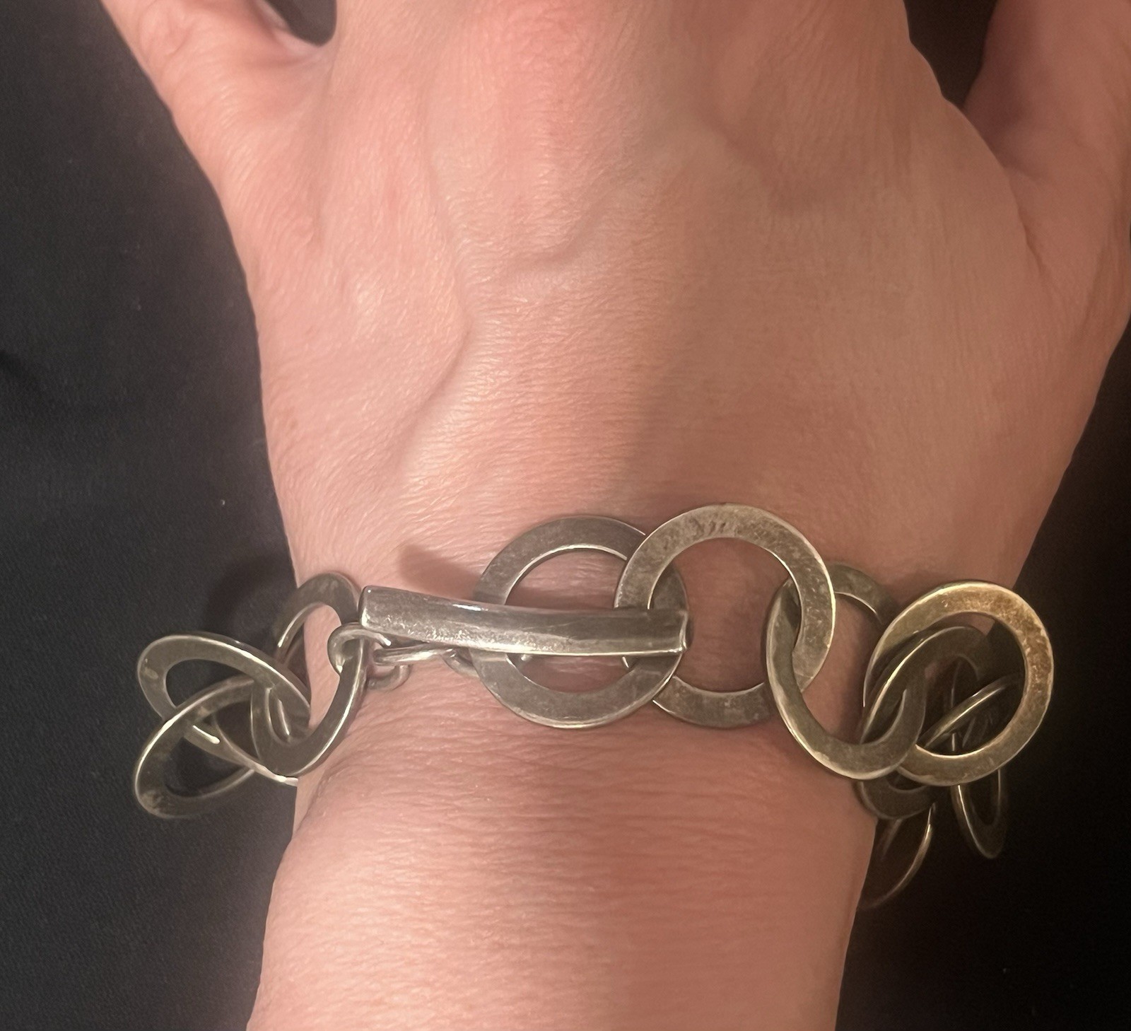 Silpada Sterling Silver Interlocking Circles Togg… - image 15