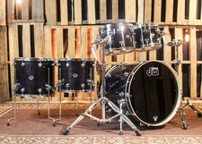 DW Performance Ebony Stain 5pc Drum Set - 18x22, 8x10, 9x12, 12x14, 14x16
