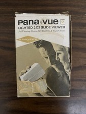 Sawyer  s Pana-Vue 2 Lighted 2x2 Slide Viewer w/ Box  Papers   Untested