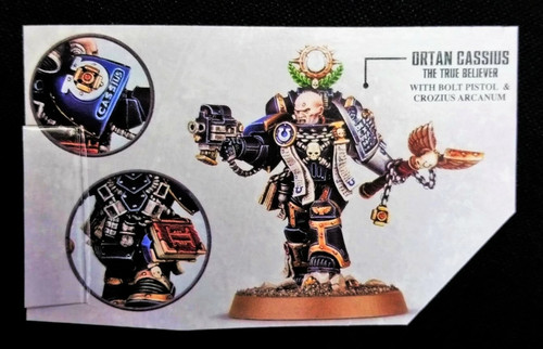 Warhammer 40K Ultramarine Chaplain Deathwatch Kill Team Ortan Cassius Marine - Bild 1 von 2