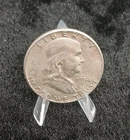 Silver 1954 P Franklin Half Dollar AU/BU Coin   TP 10196