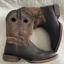 Durango Rebel Pro 12” Boots Mens 13 Dark Bay Brown Leather Cowboy Western Work