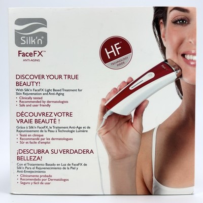 Silk'n FaceFX Face Skin Care Anti Aging Handheld LED Light Treatment Red Sealed