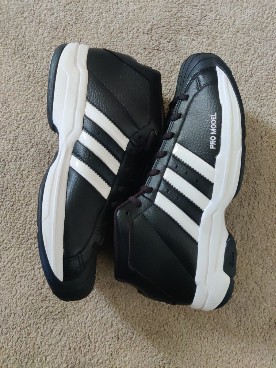 Black 2g Pro FX7100] Adidas Pro Model 2G Low Men's Sneaker