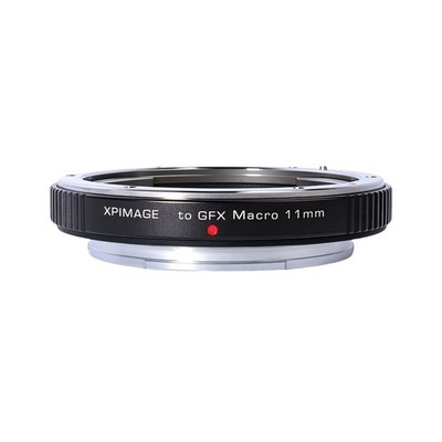 XPimage Auto Focus Macro 11mm Lens Adapter for Fuji G GF Lens to Fuji GFX Camera