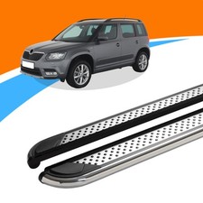 Trittbretter passend für Skoda Yeti ab Baujahr 05/2009-12/2017 MYDO Chrom mit AB
