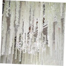 33Ft Wisteria Hanging Flowers Artificial White Flower Garland Wisteria Silk 