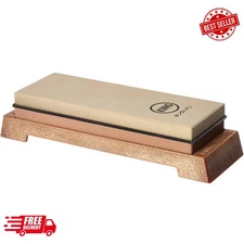 King KW65 Japanese Sharpening Stone Whetstone Combination Grit 1000/6000 Sturdy