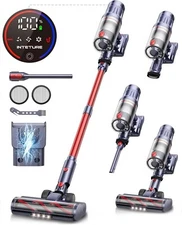 45Kpa Cordless Vacuum Cleaner 550W Lightweight Stick Vacuum Cleaner Rechargeable