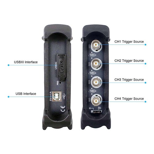 Hantek PC Based USB Automotive Digital Diagnostic Oscilloscope 4CH 70MHz 1GSa/s - Picture 7 of 8