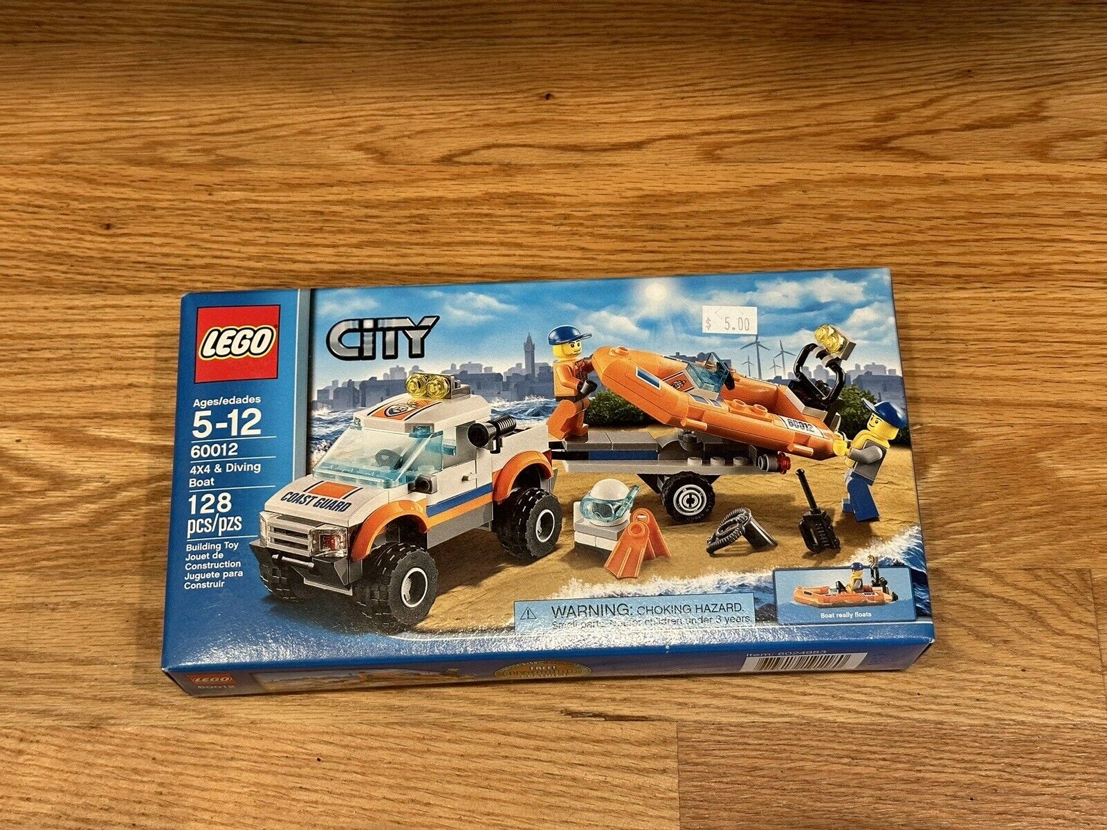 Lego 60012 City 4X4 & Diving Boat SEALED NEW Retired Set