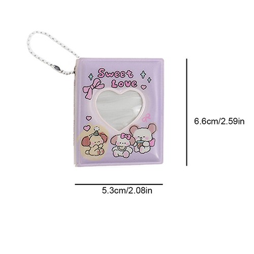 Mini -Fotoalbum PVC Transparent Name Kartenhalter 32 Taschen Kpop -Kartenbinder - Picture 2 of 16