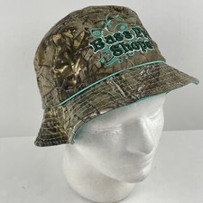 Bass Pro Shop Bucket Hat Youth Girls OS Camouflage Cotton Canvas Embroidered