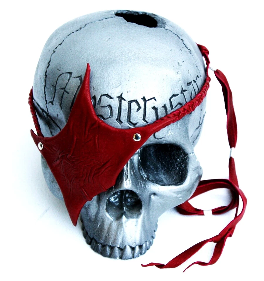 Unique Shape Red Leather Eye Patch Original from Mysterystar - Image 2 of 4