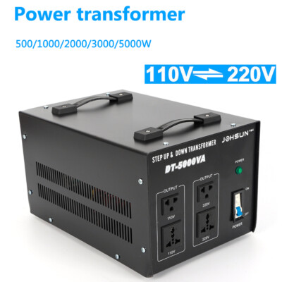 5000W Electric Power Voltage Transformer Converter Up/Step Down 110V-220V TRANS