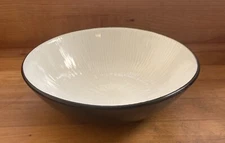 Joseph Abboud Ventana White & Black Coupe Soup Ramen Pasta Bowl NEW Never Used