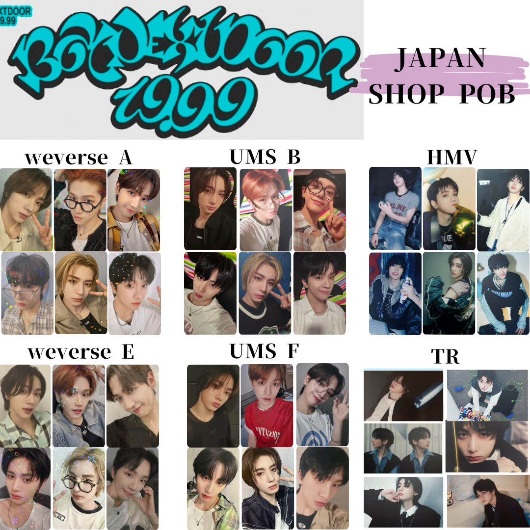 PSL BOYNEXTDOOR 3rd EP ALBUM 19.99 JAPAN POB PHOTOCARD PSL BOYNEXTDOOR 3rd EP ALBUM 19.99 JAPAN POB PHOTOCARD
