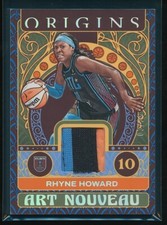 Rhyne Howard 2023 Panini Origins WNBA Art Nouveau Memorabilia Blue #AN-RHW /25