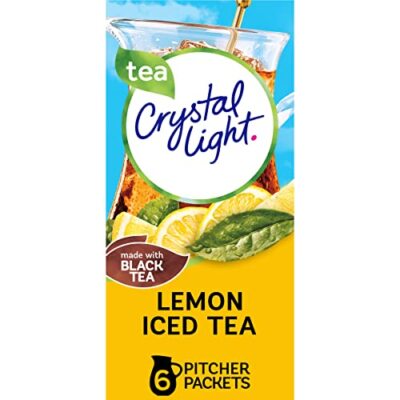 Crystal Light Sugar-Free Lemon Iced Tea Naturally Flavored Powdered Drink Mix...