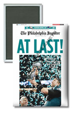 2017 Eagles The Philadelphia Inquirer News Super Bowl Champions 2" x 3" Magnet