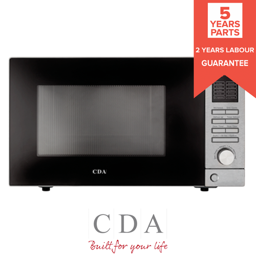 CDA VM201SS Stainless Steel 25L Freestanding 900W Digital LED Microwave