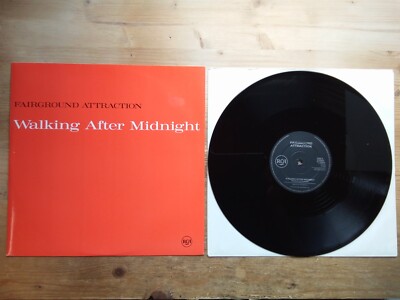 Fairground Attraction Walking After Midnight EX 12'' Single Vinyl Record PT43654
