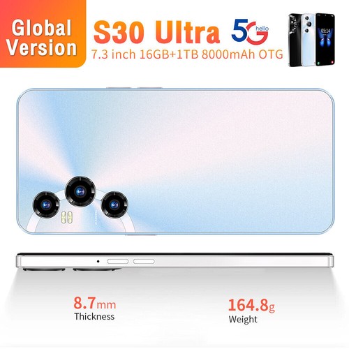 S30 Ultra 5G 7.3" 16GB+1TB Factory Unlocked Android 13 Smartphone New Sealed - Picture 22 of 22