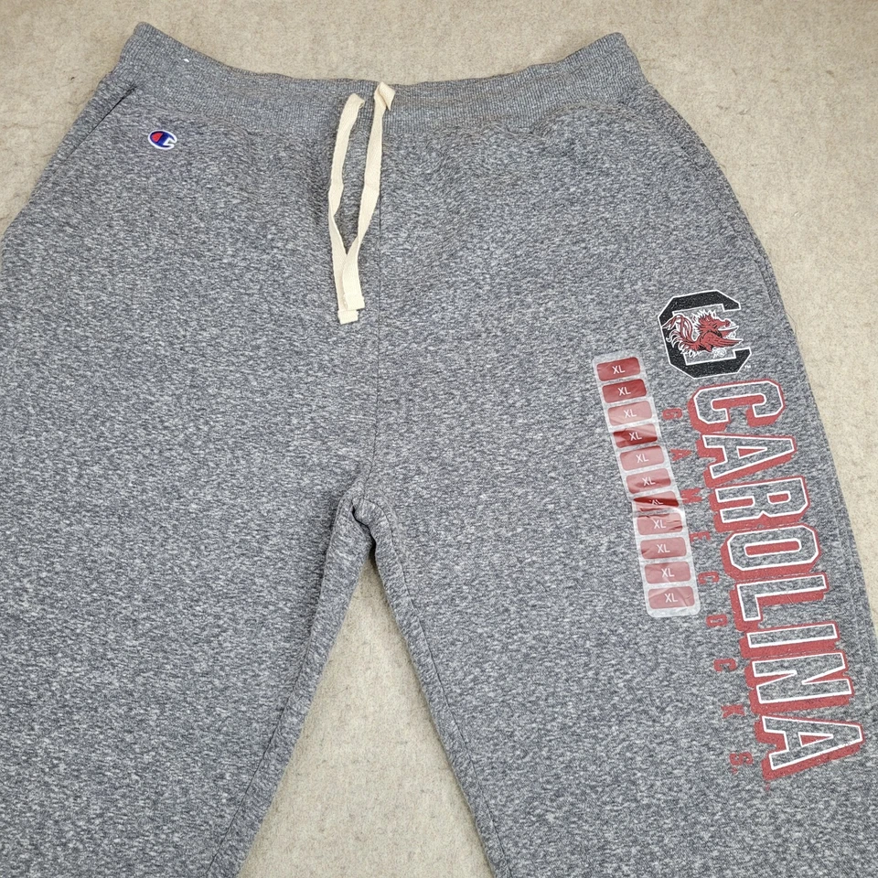 South Carolina Gamecocks Champion Mens XL Gray Sweatpants Drawstring NCAA NEW - Image 2 of 4