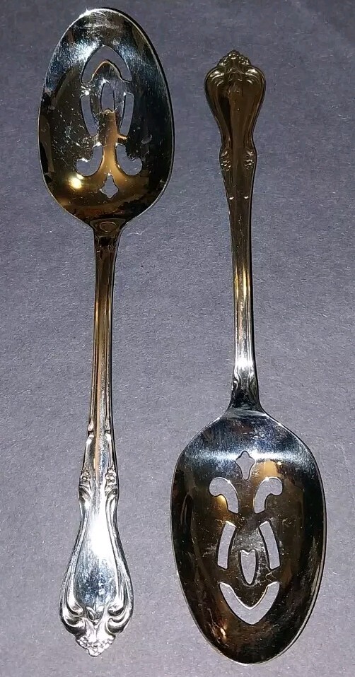 Oneida All American Stainless Serving Spoon Set Of 2