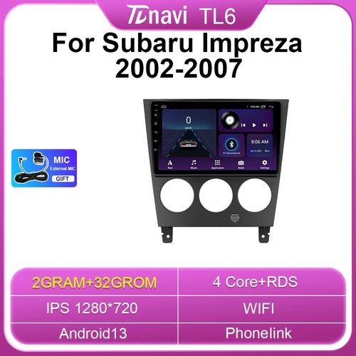 Android Car Radio Carplay For Subaru Impreza GD GG Multimedia Video Player GPS - Picture 18 of 32