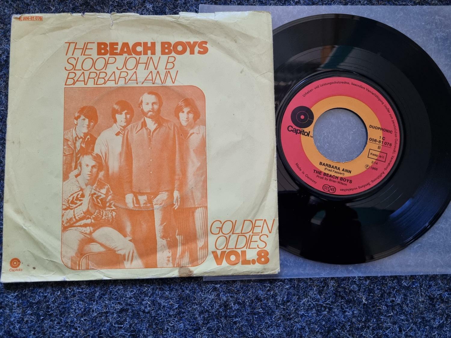 7"" Single Vinyl The Beach Boys - Sloop John B/ Barbara Ann Germany