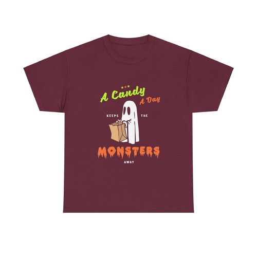 A Candy A Day Keep The Monsters A Way Halloween T shirt October 31 Costume - Picture 38 of 157
