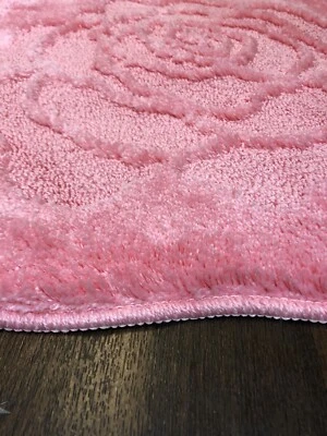 RUGWORLD CONJUNTOS DE ALFOMBRILLAS DE VIAJERO LAVABLES ROMANY ALFOMBRAS ANTIDESLIZANTES SÚPER ROSAS ROSA GITANO X ALFOMBRILLAS X