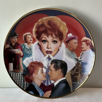 I Love Lucy 1992 Hamilton Collection Plate ''Lucy'' by Morgan Weistling