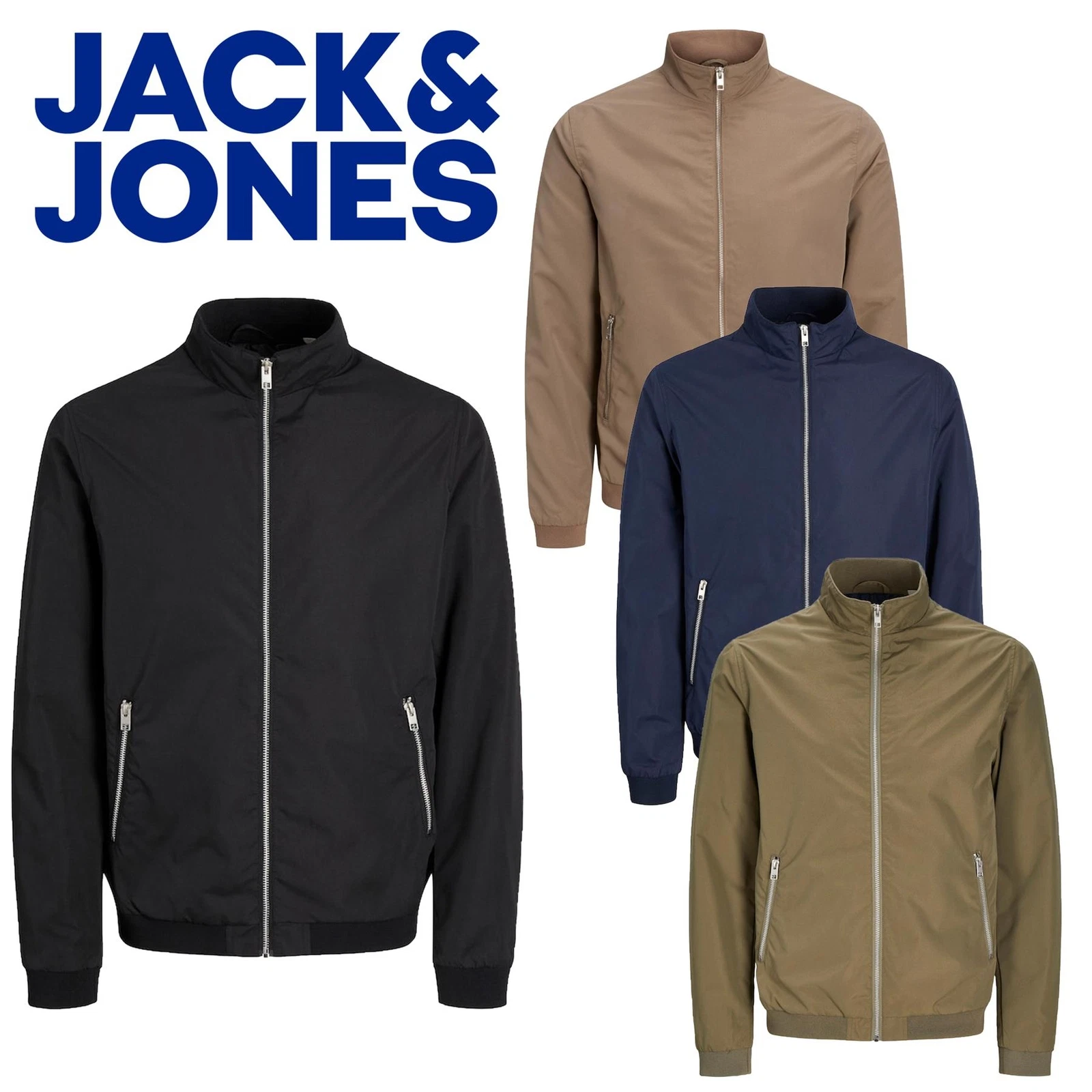 Jack & Jones Mens Bomber Jacket Lightweight Long Sleeve Jackets for Men UK,S-2XL
Opens in a new wind