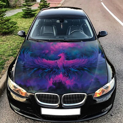 Phoenix Fire Bird Car Hood Wrap Decal Vinyl Sticker Full Color Graphic Truck 3M