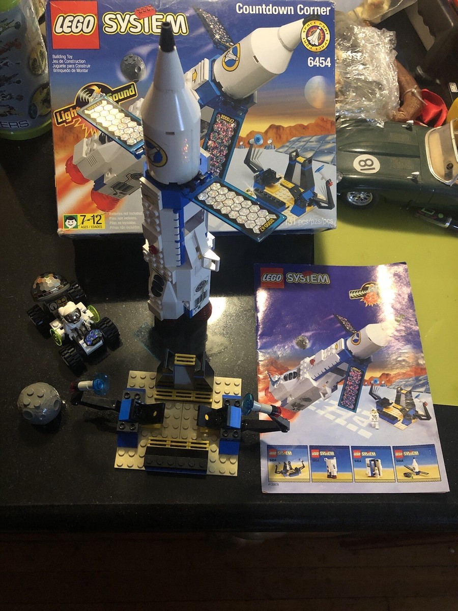 6454 Lego Complete Space System Countdown Corner WORKS