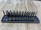 Snap-On 10 Piece SAE 1/4"  Shallow Socket Set & 11 PCS STMMD14- STMMD5 SOUCKET
