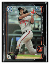 2015 Bowman Chrome Pros Asia Black Ref #BCP145 Dariel Alvarez