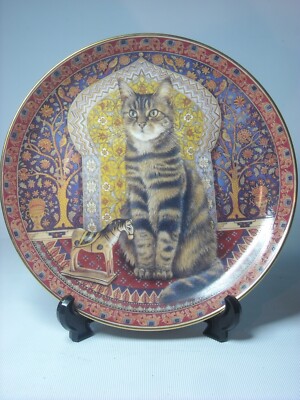RW社　レスリーアンアイボリー 【Rachael's Cat Blue 】飾り皿 Choice of CATS AROUND THE WORLD Plates Lesley Anne Ivory Danbury